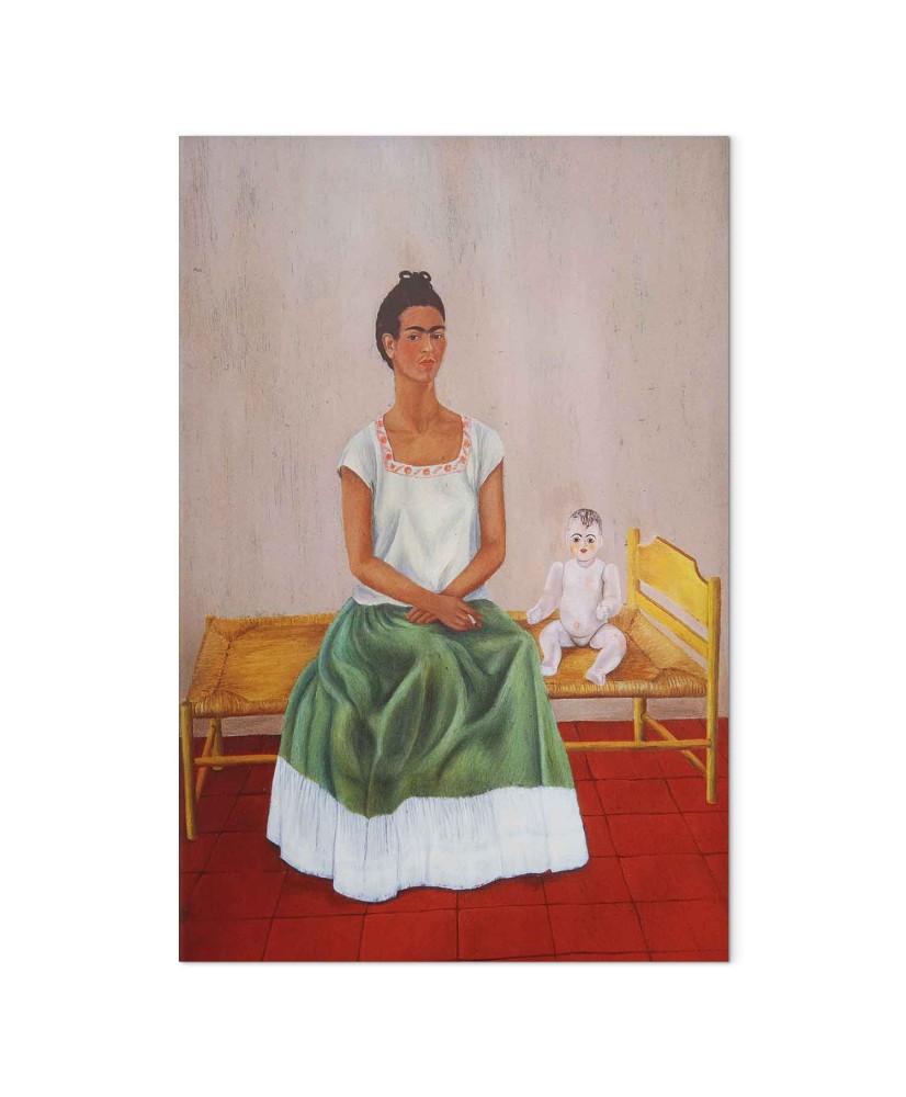 Paveikslas Frida Kahlo - Aš ir mano lėlė