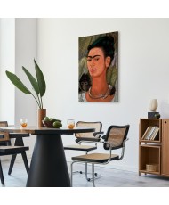 Paveikslas Frida Kahlo - Autoportretas su beždžione