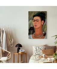 Paveikslas Frida Kahlo - Autoportretas su beždžione