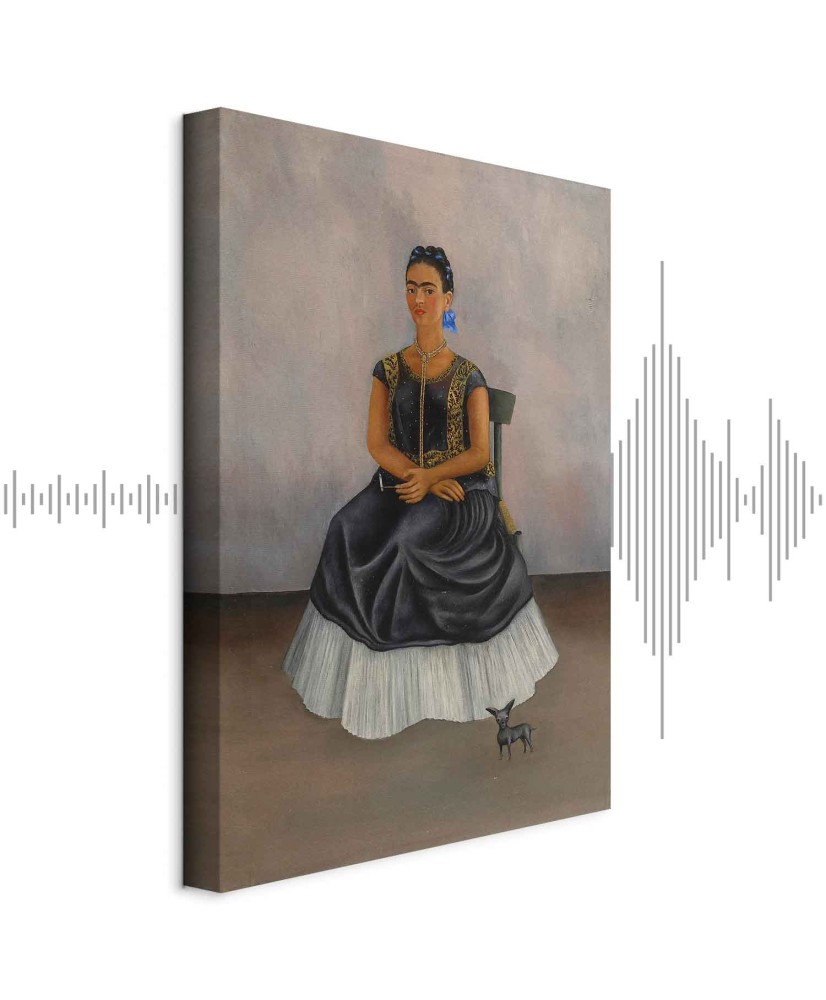 Paveikslas Frida Kahlo - Šuo itzcuintli su manimi