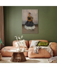 Paveikslas Frida Kahlo - Šuo itzcuintli su manimi