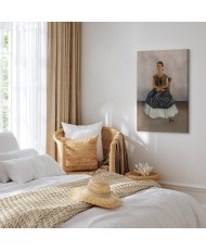 Paveikslas Frida Kahlo - Šuo itzcuintli su manimi