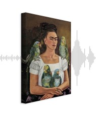 Paveikslas Frida Kahlo - Aš ir mano papūgos