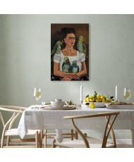 Paveikslas Frida Kahlo - Aš ir mano papūgos
