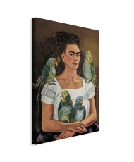 Paveikslas Frida Kahlo - Aš ir mano papūgos