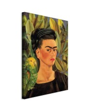 Paveikslas Frida Kahlo - Autoportretas su Bonito