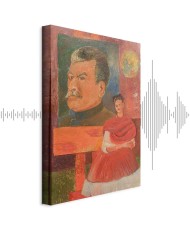 Paveikslas Frida Kahlo - Autoportretas su Stalinu