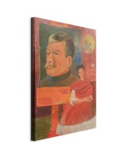 Paveikslas Frida Kahlo - Autoportretas su Stalinu
