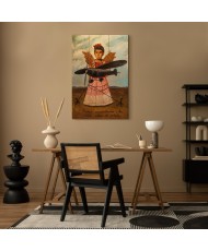 Paveikslas Frida Kahlo - Jie prašė lėktuvų, o gavo šiaudinius sparnus