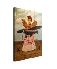 Paveikslas Frida Kahlo - Jie prašė lėktuvų, o gavo šiaudinius sparnus