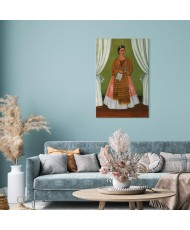 Paveikslas Frida Kahlo - Autoportretas, skirtas Leonui Trockiui
