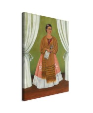 Paveikslas Frida Kahlo - Autoportretas, skirtas Leonui Trockiui