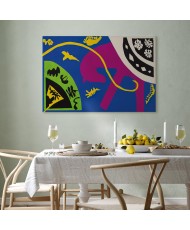 Paveikslas Henri Matisse - Arklys, raitelis ir klounas (iš Jazz)