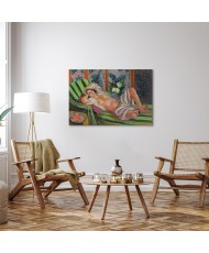 Paveikslas Henri Matisse - Gulinti odaliskė su magnolijomis