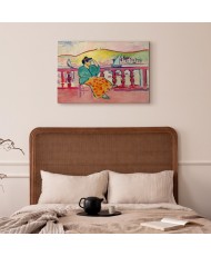 Paveikslas Henri Matisse - Moteris terasoje