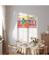 Paveikslas Henri Matisse - Moteris terasoje