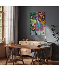 Paveikslas Henri Matisse - Moteris violetiniu paltu