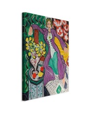 Paveikslas Henri Matisse - Moteris violetiniu paltu
