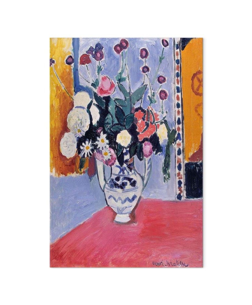 Paveikslas Henri Matisse - Puokštė dviejų ąsų vazoje