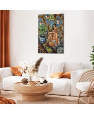 Paveikslas Henri Matisse - Dekoratyvinė figūra ornamentiniame fone