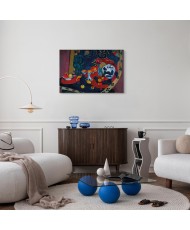 Paveikslas Henri Matisse - Natiurmortas su vaisiais ir bronzine statulėle