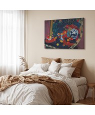 Paveikslas Henri Matisse - Natiurmortas su vaisiais ir bronzine statulėle