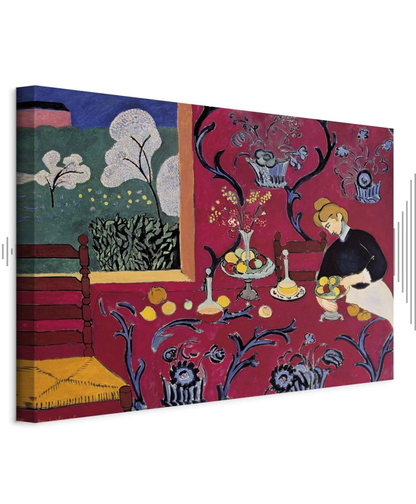 Paveikslas Henri Matisse - Harmonija raudonoje (Raudonasis kambarys)