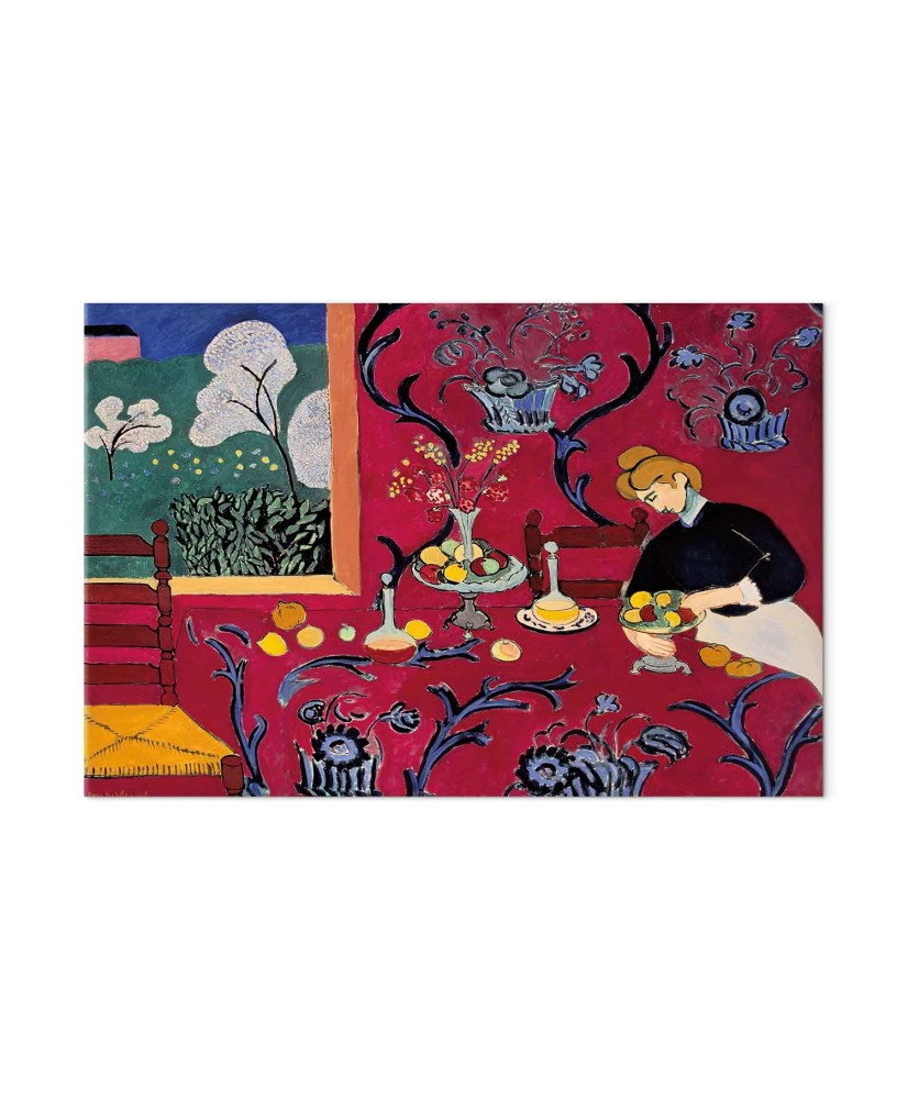 Paveikslas Henri Matisse - Harmonija raudonoje (Raudonasis kambarys)