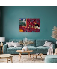 Paveikslas Henri Matisse - Harmonija raudonoje (Raudonasis kambarys)