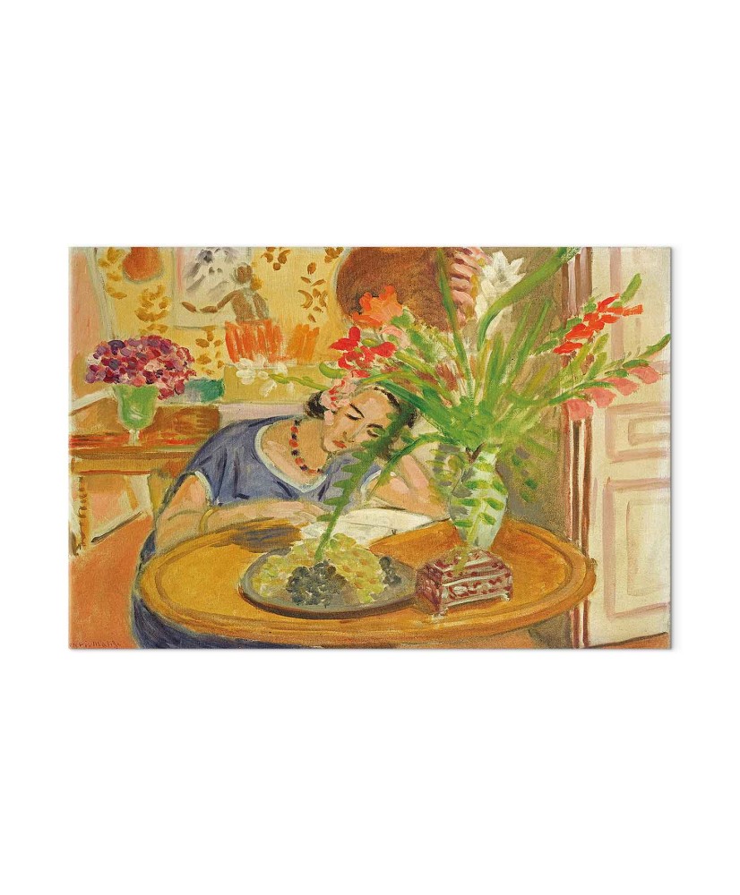 Paveikslas Henri Matisse - Moteris su gladiolėmis