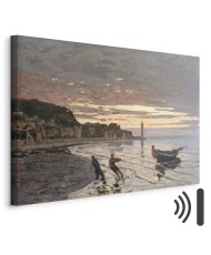 Paveikslas Claude Monet - Valties ištempimas į krantą, Honfleras