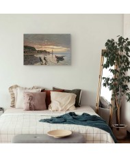 Paveikslas Claude Monet - Valties ištempimas į krantą, Honfleras