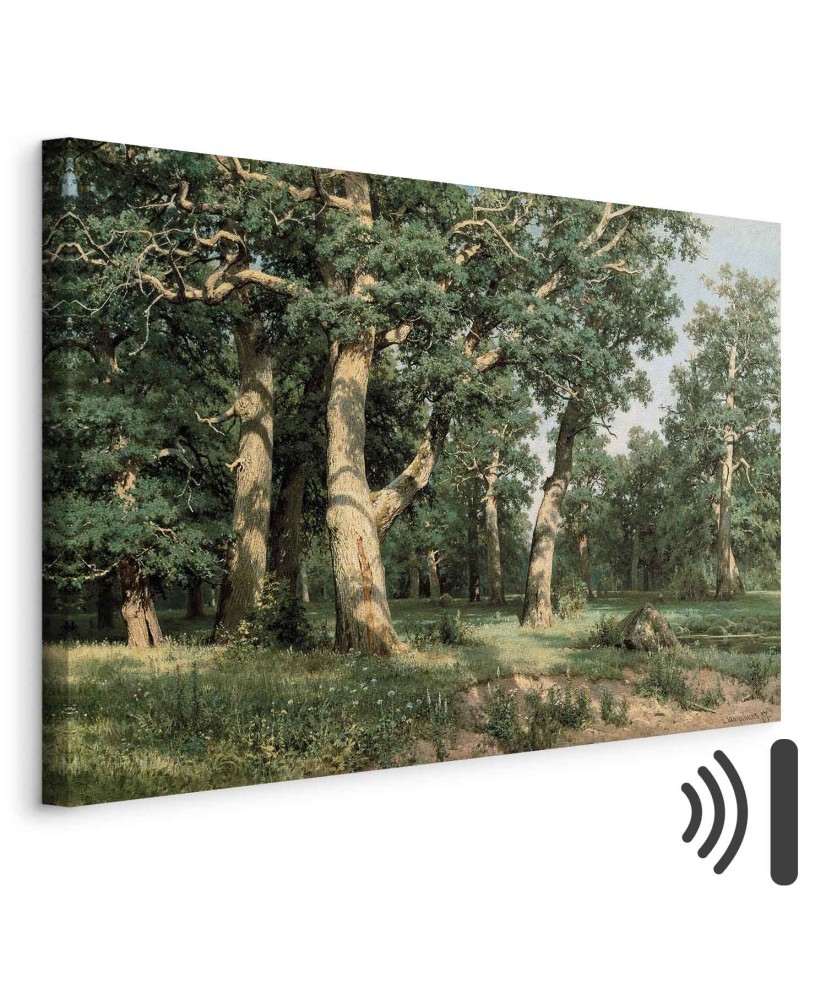 Paveikslas Ivan Shishkin - Ąžuolų miškas