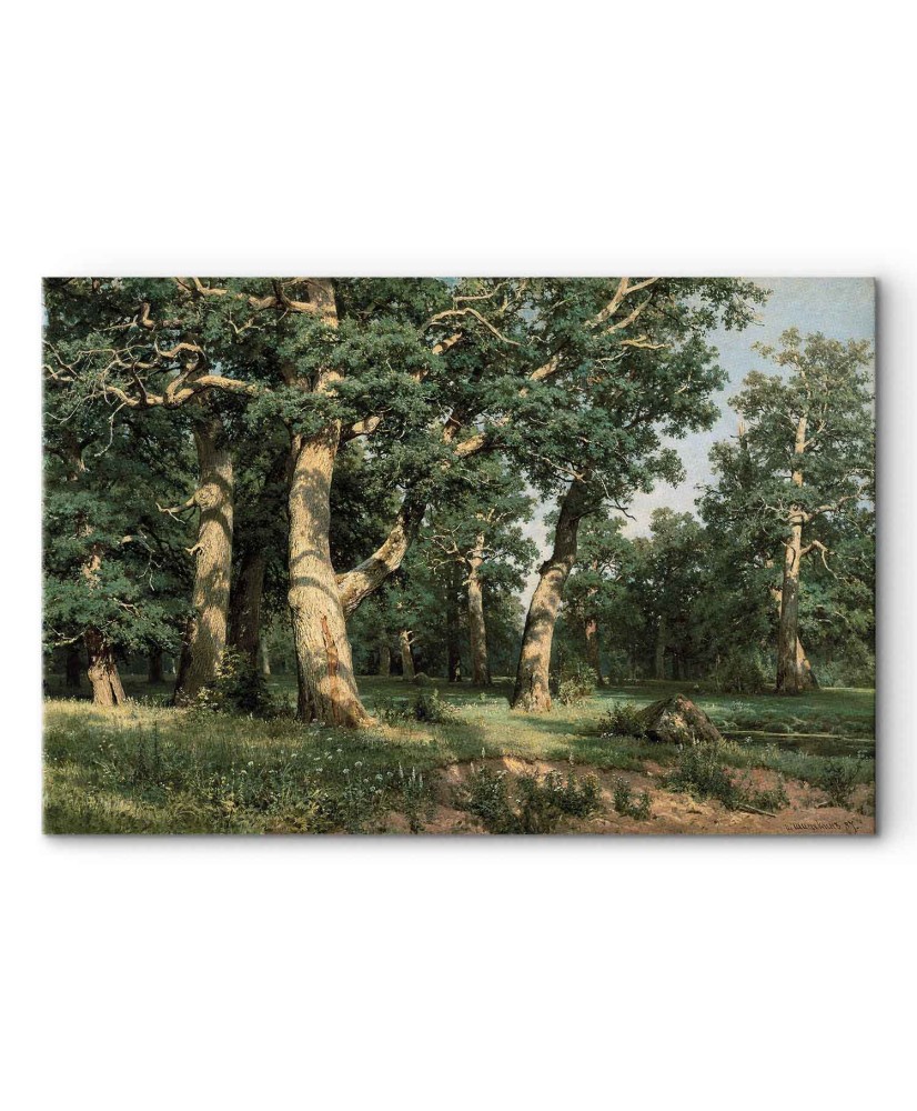 Paveikslas Ivan Shishkin - Ąžuolų miškas