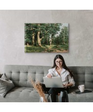 Paveikslas Ivan Shishkin - Ąžuolų miškas