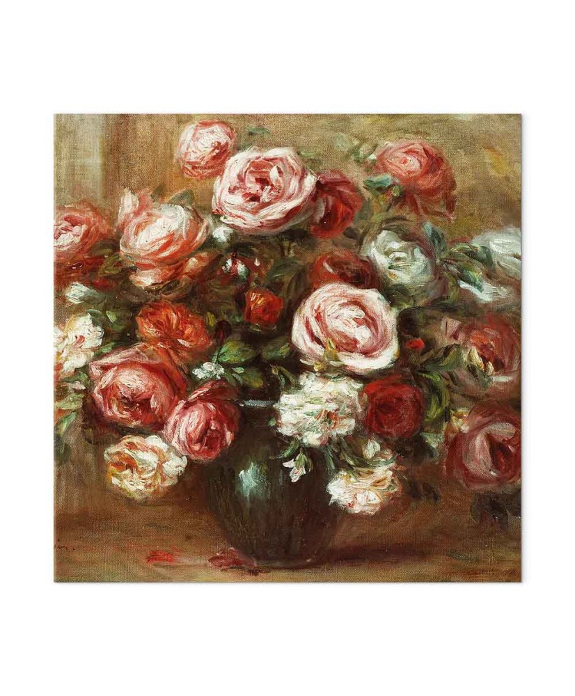Paveikslas Pierre Auguste Renoir - Natiurmortas su rožėmis