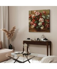 Paveikslas Pierre Auguste Renoir - Natiurmortas su rožėmis