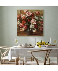 Paveikslas Pierre Auguste Renoir - Natiurmortas su rožėmis