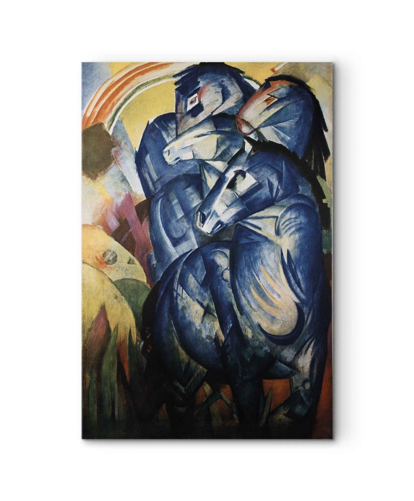 Paveikslas Franz Marc - Mėlynųjų arklių bokštas