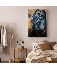 Paveikslas Franz Marc - Mėlynųjų arklių bokštas