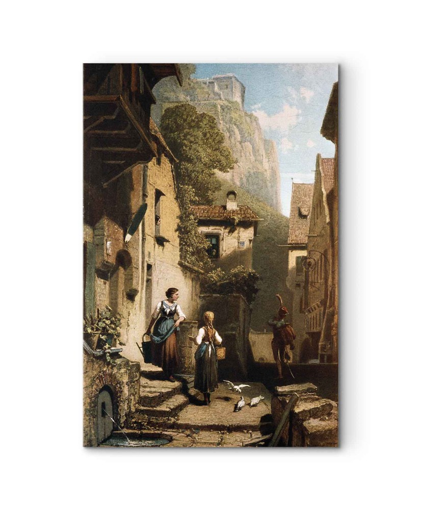 Paveikslas Carl Spitzweg - Palėpės kambarėlyje