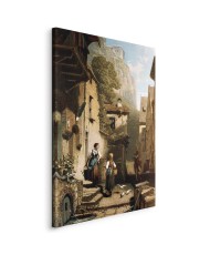 Paveikslas Carl Spitzweg - Palėpės kambarėlyje