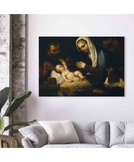 Paveikslas Tintoretto - Šventoji šeima