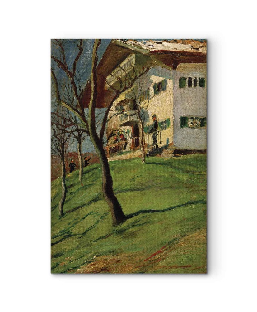 Paveikslas August Macke - Mūsų namelis Tegernsee