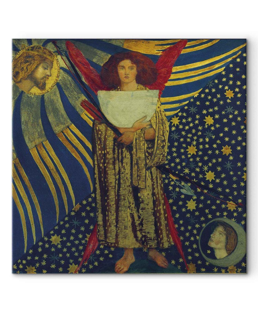 Paveikslas Dante Gabriel Rossetti - Dantės meilė