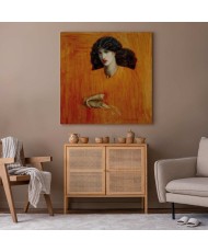 Paveikslas Dante Gabriel Rossetti - Moteris prie lango