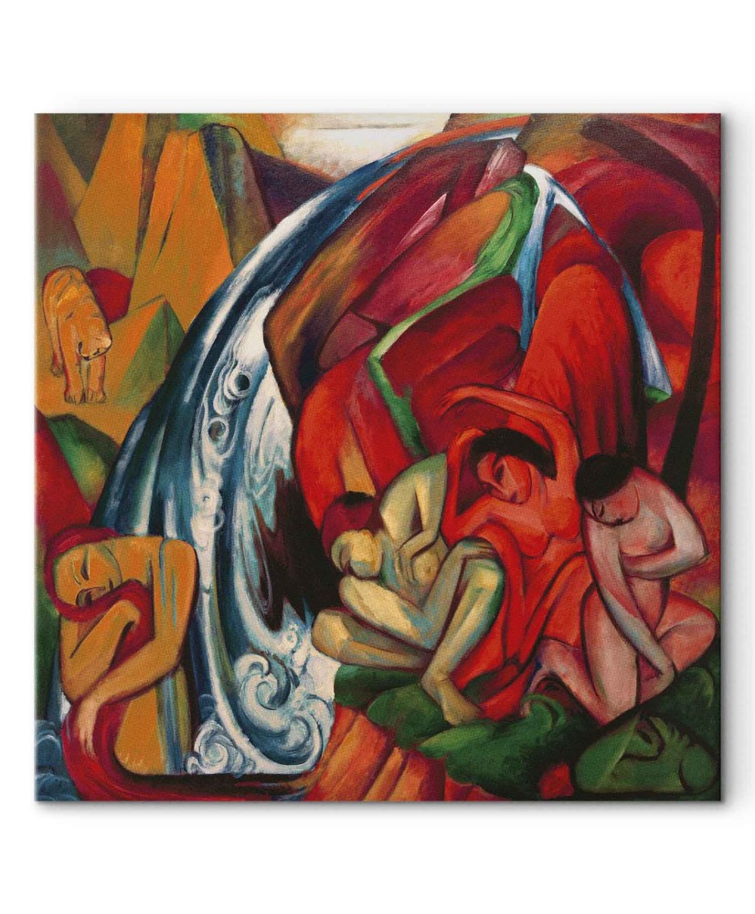 Paveikslas Franz Marc - Moterys prie krioklio