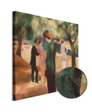 Paveikslas August Macke - Moteris žaliu švarku