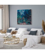 Paveikslas Claude Monet - Menininko namas, matomas iš rožių sodo