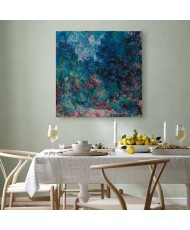 Paveikslas Claude Monet - Menininko namas, matomas iš rožių sodo